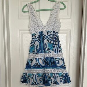 Handmade in Positano | 100% Cotton Mini Dress